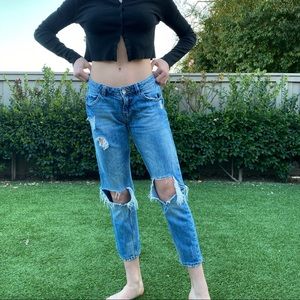 Zara mom jeans